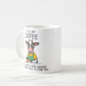 Touch, mein Kaffee, ich werde dich so hart erfrisc Kaffeetasse (Vorderseite Links)