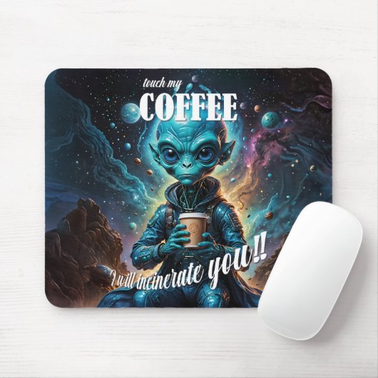 Touch mein Kaffee Mousepad (Mit Mouse)