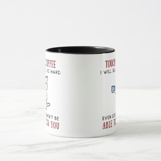 Touch mein Kaffee Tasse (Zentrum)