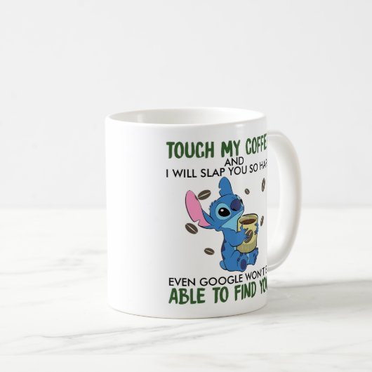 Touch, mein Kaffee und ich werden die Tasse des Ka (VorderseiteRechts)