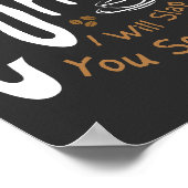 Touch, mein Kaffee, werde ich dich so hart ertränk Poster (Ecke)