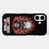Touch mein Telefon nicht Case-Mate iPhone Hülle (Rückseite (Horizontal))