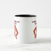 Touch meine Affe-lustigen T - Shirt-Geschenke Tasse (Zentrum)
