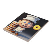 Touch meine Donuts, Keramik Fliese (Seite)