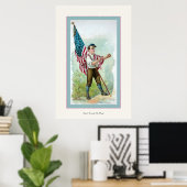 Touch meine Flagge nicht!~Vintager Ziviler Krieg Poster (Heimbüro)