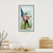 Touch meine Flagge nicht!~Vintager Ziviler Krieg Poster (Küche)