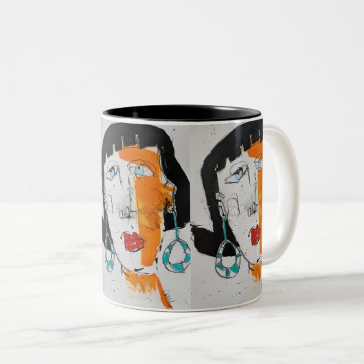 Touch meine Haare 11oz Tasse nicht (VorderseiteRechts)