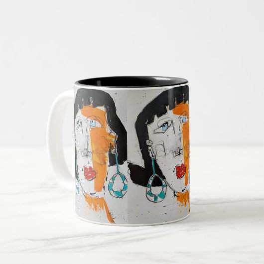 Touch meine Haare 11oz Tasse nicht (Vorderseite Links)