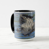 Touch meine Kaffee-Alligator-Tasse nicht Tasse (Vorderseite Links)