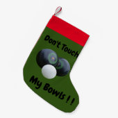 Touch meine Rasenschüsseln, Kleiner Weihnachtsstrumpf (Vorderansicht (hängend))