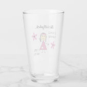 Touch meinen Drink nicht mit Strichmännchen und Na Glas (Rückseite)