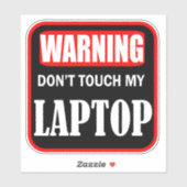 Touch meines Laptops nicht Aufkleber (Blatt)