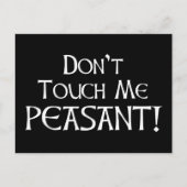 Touch mich nicht Bauern! Postkarte (Vorderseite)