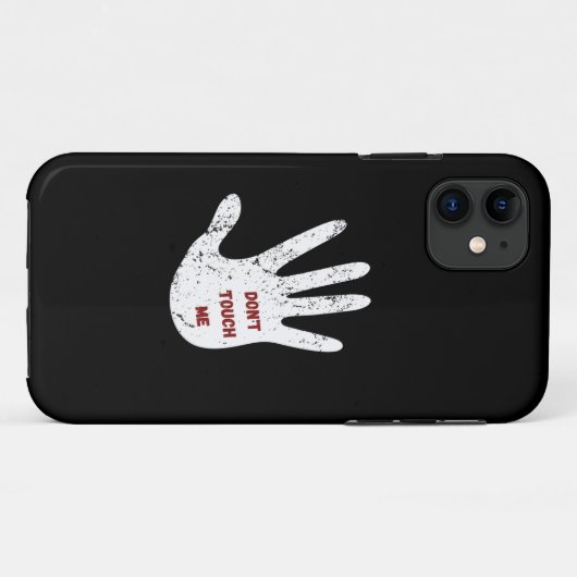 Touch mich nicht Case-Mate iPhone hülle (Rückseite (Horizontal))