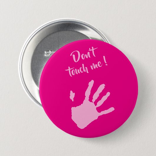 Touch mich nicht - Hände Button (Vorne & Hinten)