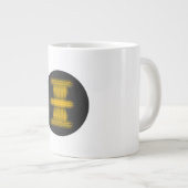 Touch mich nicht | Silent ASMR Art Jumbo-Tasse (Vorderseite Rechts)