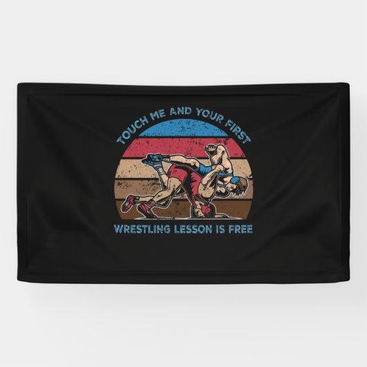 Touch mir Ihr erster Wrestling Lektion ist kostenl Banner (Horizontal)