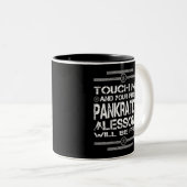 Touch mir Ihre erste Bezahlung Lektion wird kosten Zweifarbige Tasse (VorderseiteRechts)