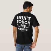 Touch mir keine Bauern! Funny Medieval Princess  T-Shirt (Schwarz voll)