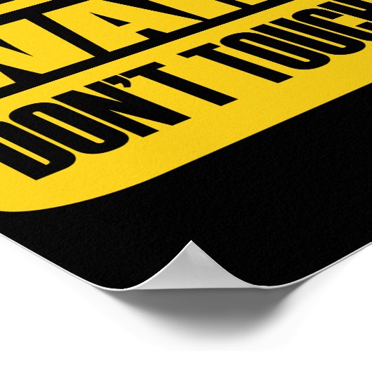 Touch mir nicht die Eier Poster (Ecke)