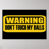 Touch mir nicht die Eier Poster (Vorne)