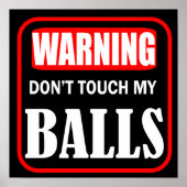 Touch mir nicht die Eier Poster (Vorne)