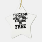 TOUCH MIR UND IHRE ERSTE MUAY-THAI-LESSION IST KOS KERAMIK ORNAMENT (Links)