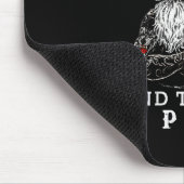 Touch My Beard And Tell Me I'm Pretty Monkey Funny Mousepad (Ecke)