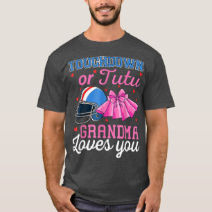 Touch nach unten oder Tutus-Geschlecht-Anzeige T-Shirt