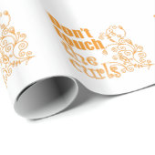 Touch nicht die Curls! Geschenkpapier (Rolleneckpunkt)