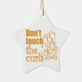 Touch nicht die Curls! Keramikornament (Rechts)
