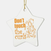Touch nicht die Curls! Keramikornament (Links)