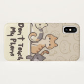 Touch nicht mein iPhone beeindruckend Zitat. Case-Mate iPhone Hülle (Rückseite (Horizontal))