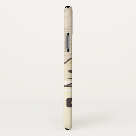 Touch nicht mein iPhone beeindruckend Zitat. Case-Mate iPhone Hülle (Hinten/Rechts)