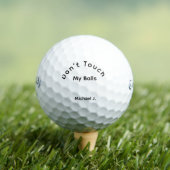 Touch nicht meine Bälle, lustiges Golf Meme Golfball (Insitu T-Shirt)