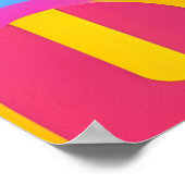 Touch nicht meine Haare schwarze Melanin Afro Quee Poster (Ecke)