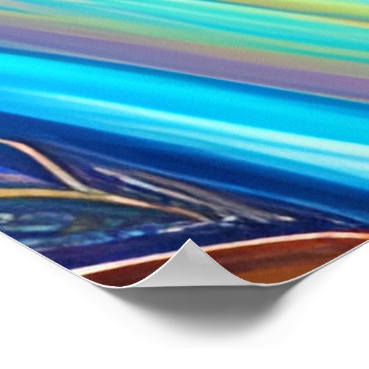 Touch nicht meine Haare schwarze Melanin Afro Quee Poster (Ecke)