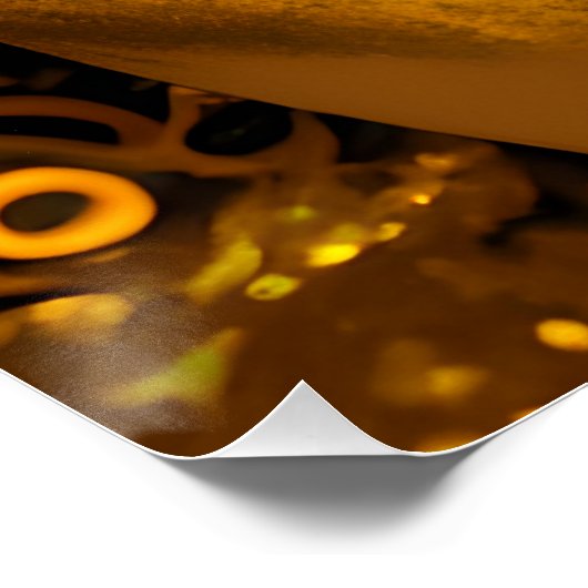 Touch nicht meine Haare schwarze Melanin Afro Quee Poster (Ecke)