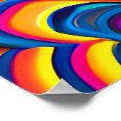 Touch nicht meine Haare schwarze Melanin Afro Quee Poster (Ecke)