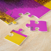 Touch nicht meine Haare schwarze Melanin Afro Quee Puzzle (Seite)