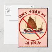Touch nicht meine Junk-Postkarte Postkarte (Vorne/Hinten)