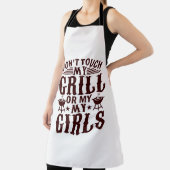 Touch nicht meinen Grill oder meine Mädchen Schürze (InSitu)