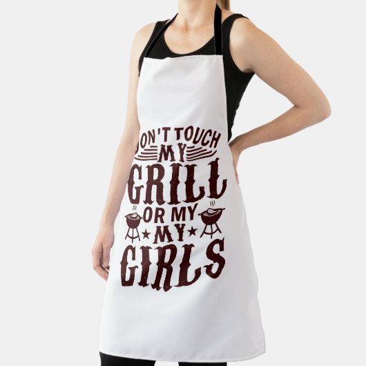 Touch nicht meinen Grill oder meine Mädchen Schürze (InSitu)