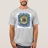Touch T's (Tribal) Blue Frog-Eye-Medizin T-Shirt (Vorderseite)