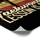 Touch und Ihre erste Taekwondo-Stunde ist Poster (Ecke)