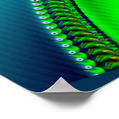 Touch von Grau Poster (Ecke)