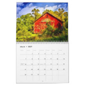 Touch von Land Kalender-Blumen in den Stiefeln Kalender (Mär 2027)