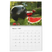 Touch von Land Kalender-Blumen in den Stiefeln Kalender (Feb 2027)