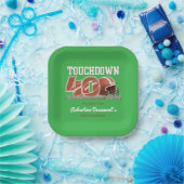 Touchdown 40 Funny Football 40. Geburtstag Pappteller (Party)