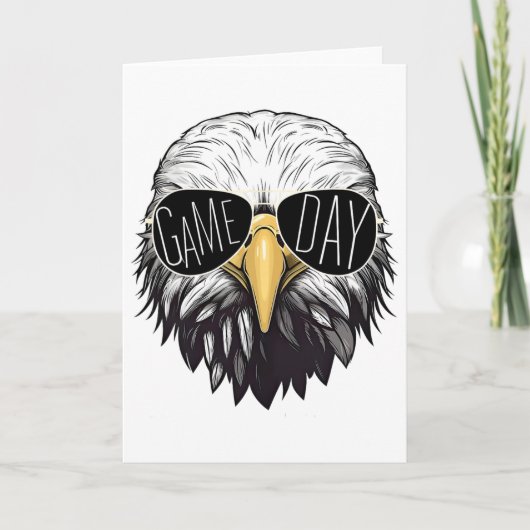 Touchdown American Footll Game Day Erntedank Ld Karte (Vorderseite)